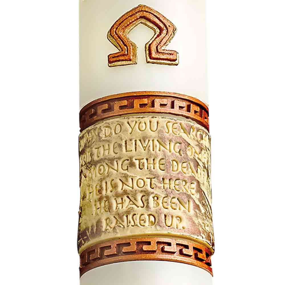 Luke 24 Paschal Candle