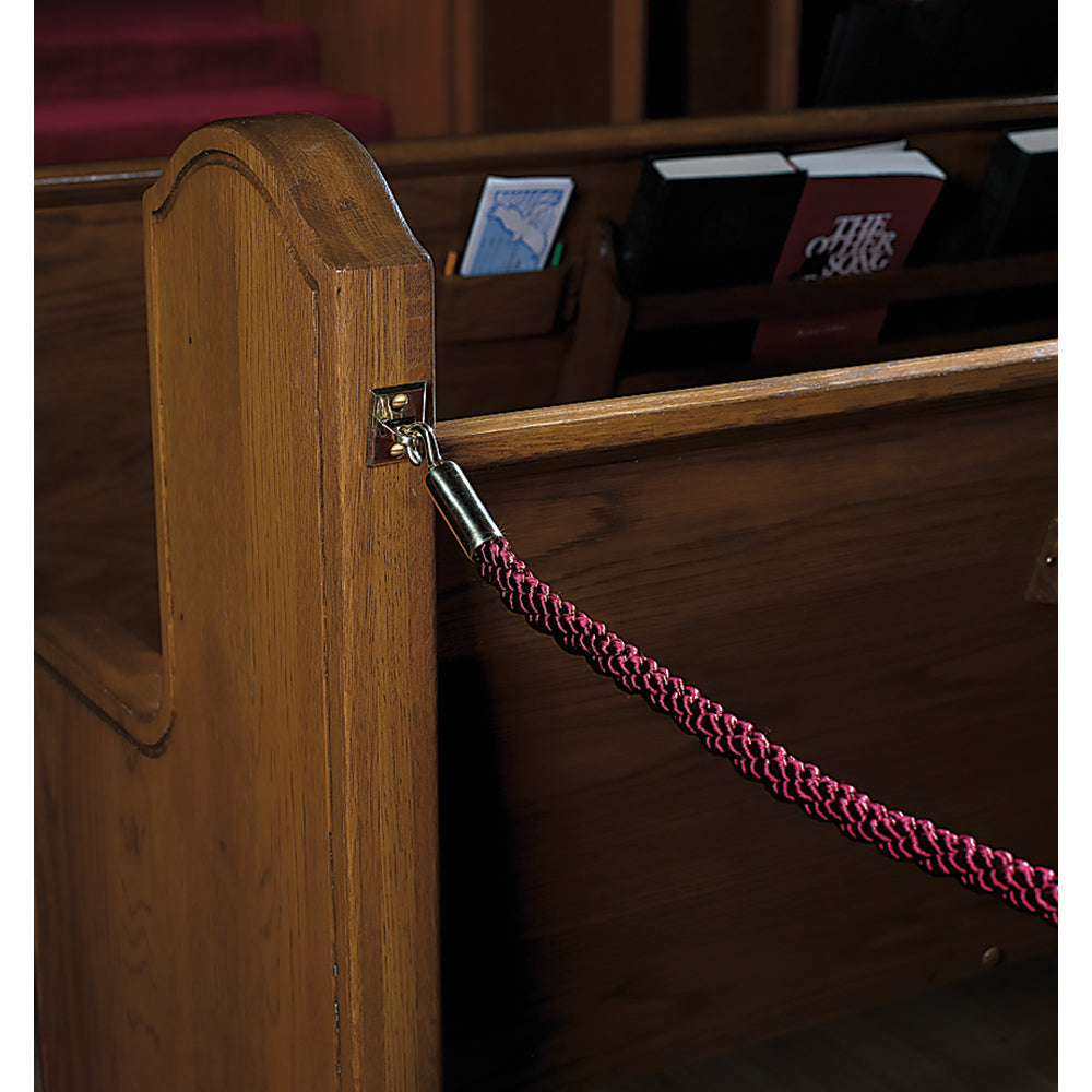 Permanent Pew Ropes