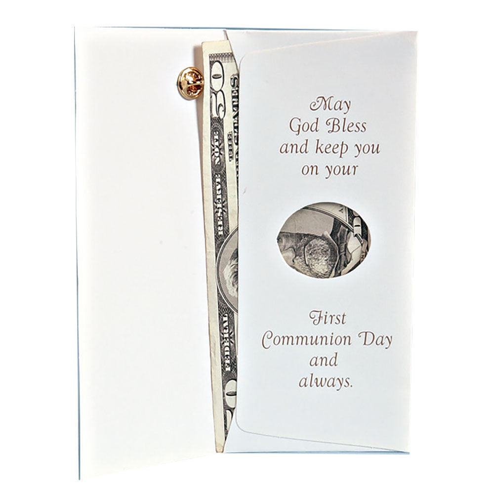 Pin with Card For Girl 6in High