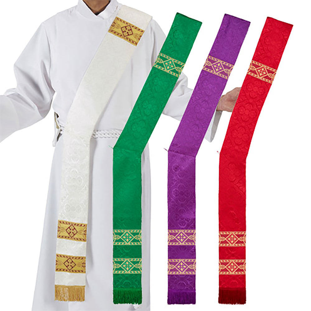 Avignon Deacon Stole - Available in 4 Colours