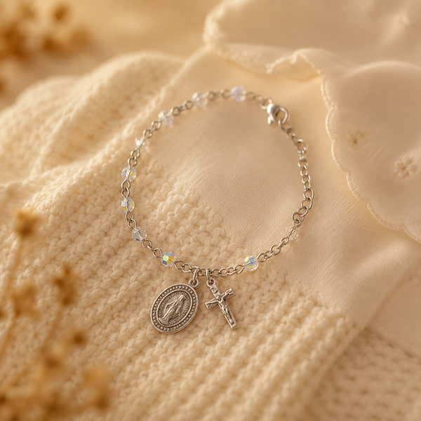 Infant Rosary Bracelets by Bliss