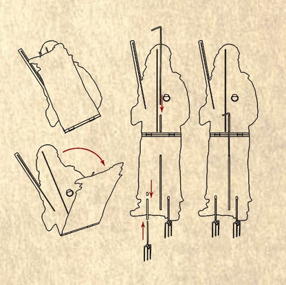 Real Life Outdoor Nativity Three Kings and Sitting Camel