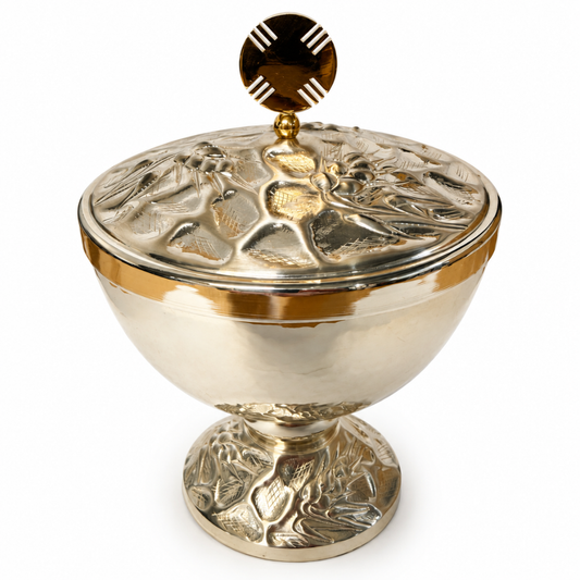 7" High Silver Plate Ciborium