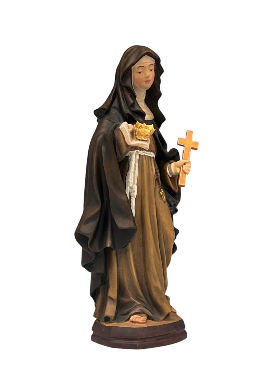 Saint Joan Mary de Maillé – Wood Carving from Val Gardena
