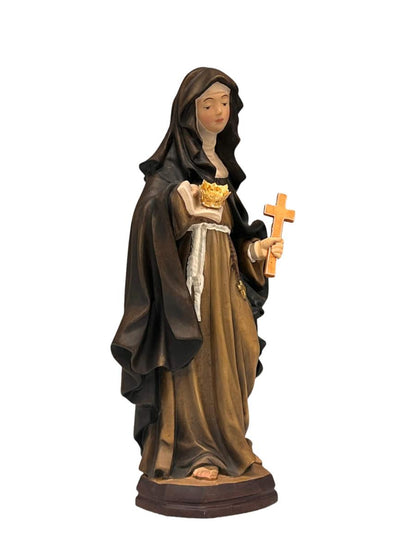 Saint Joan Mary de Maillé – Wood Carving from Val Gardena