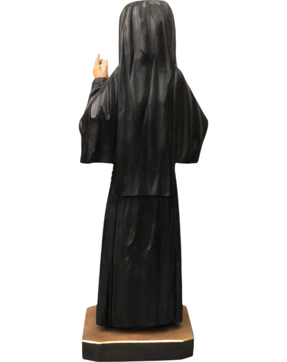 Statue Saint Faustina Kowalska: Faith and Mercy, Val Gardena Wood
