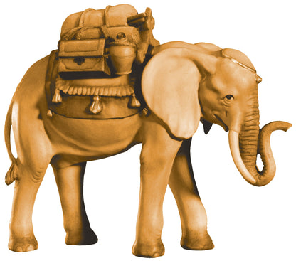 Elephant with Saddle - Maple Wood