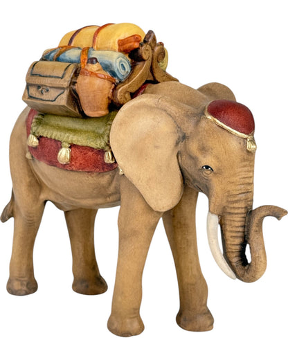 Elephant with Saddle - Maple Wood