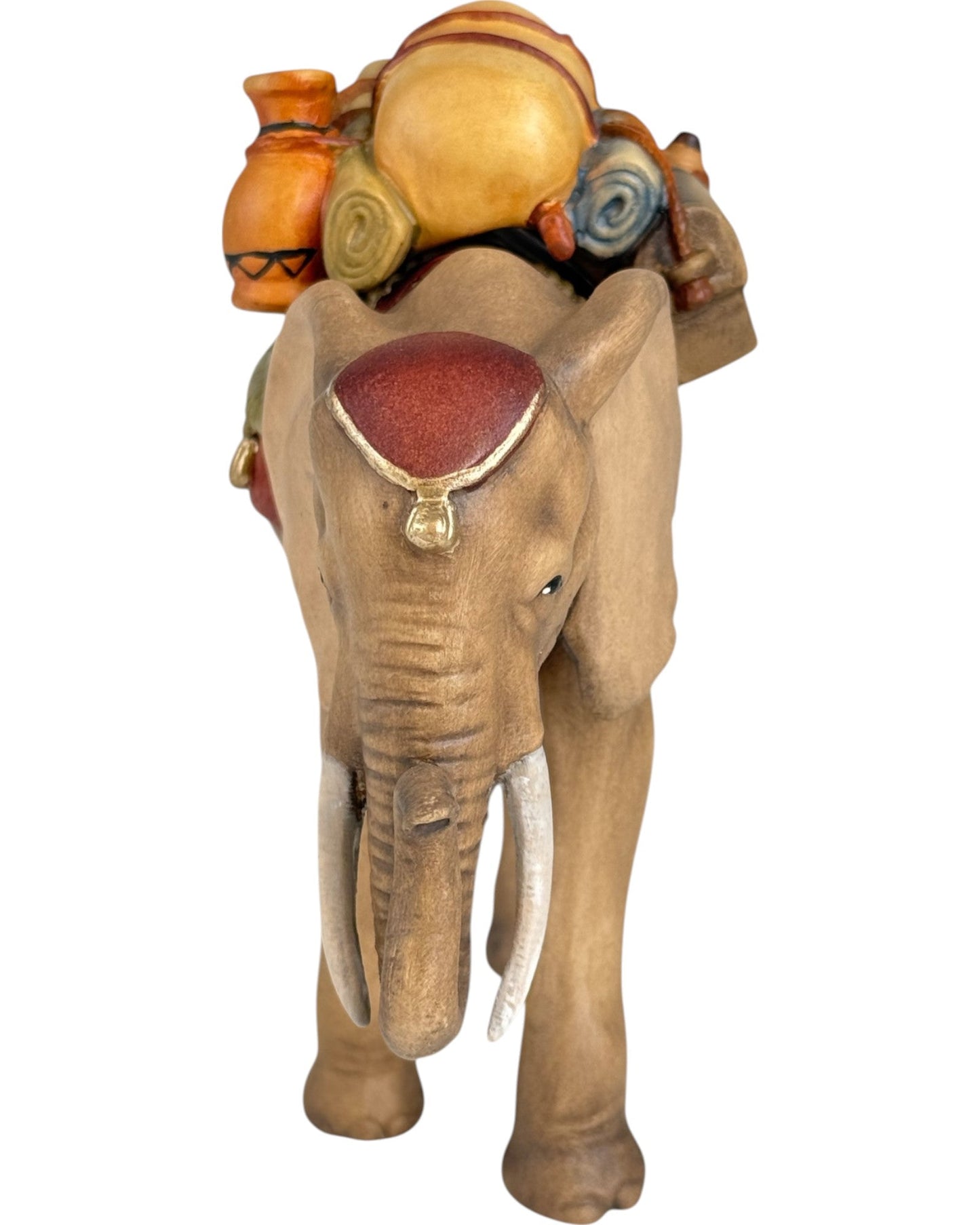 Elephant with Saddle - Maple Wood