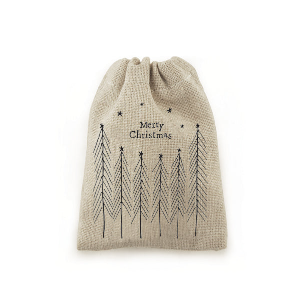 Merry Christmas Small Drawstring Bag