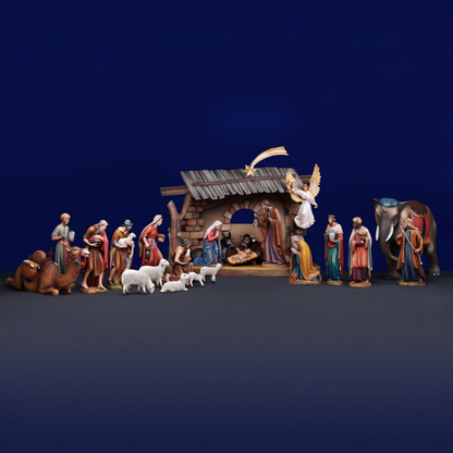 1902 Demetz Nativity Set