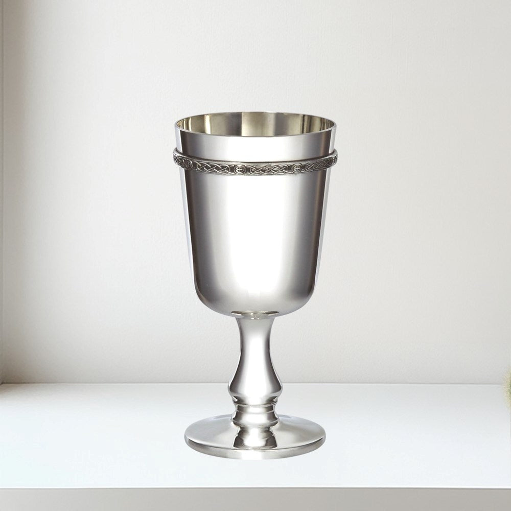 Pewter Celtic Band Chalice