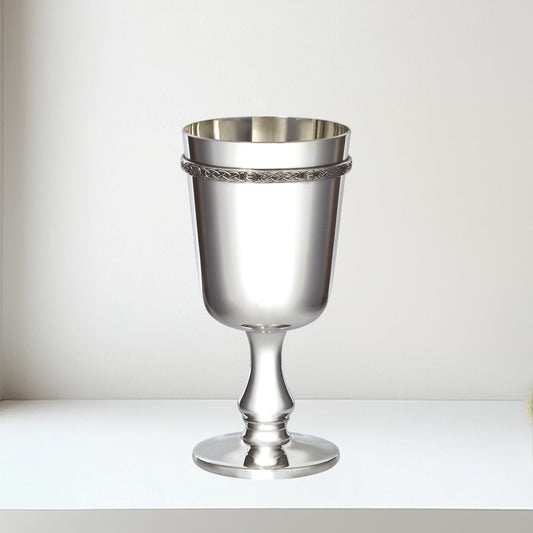 Pewter Celtic Band Chalice
