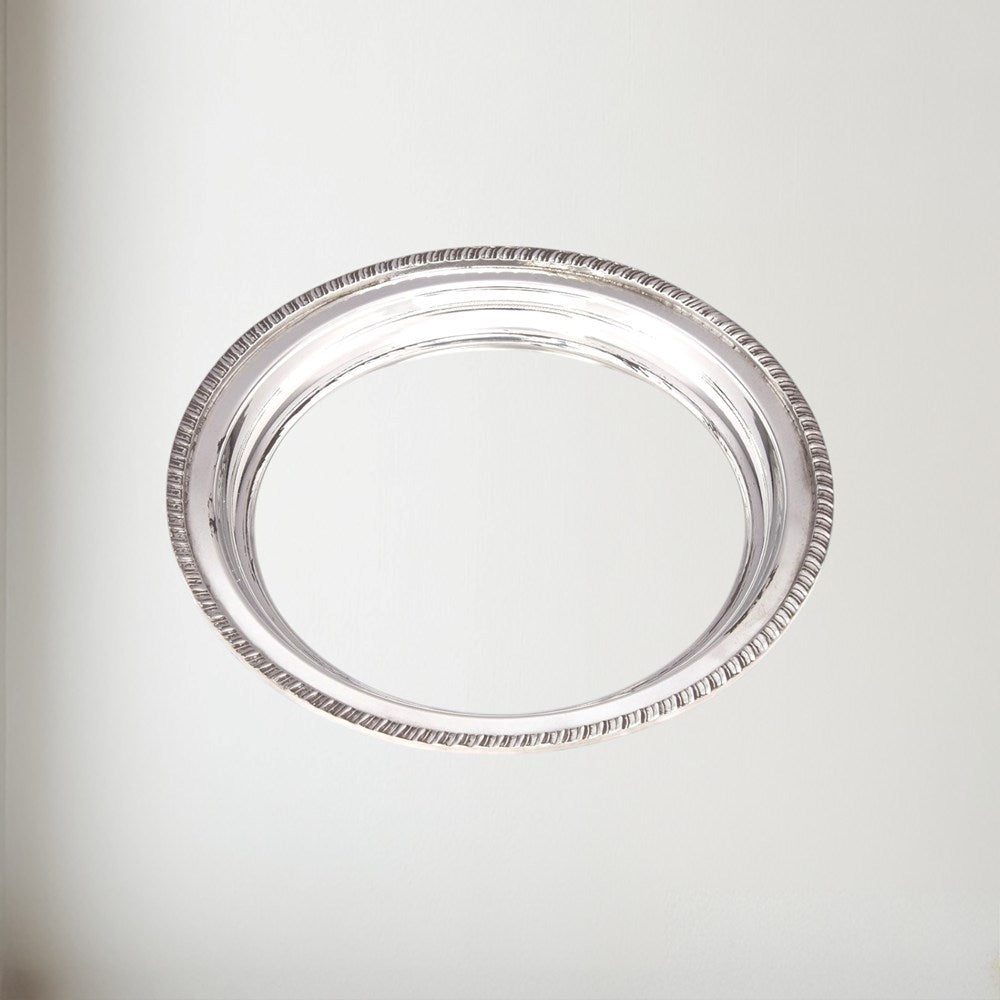 Small Gadroon Rim Pewter Tray