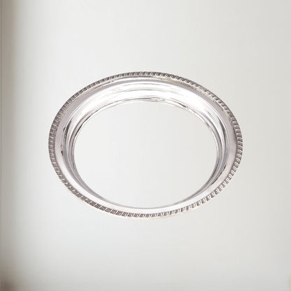 Small Gadroon Rim Pewter Tray
