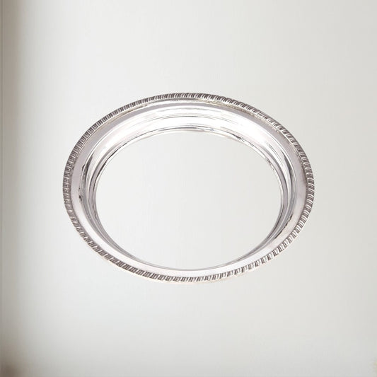 Small Gadroon Rim Pewter Tray