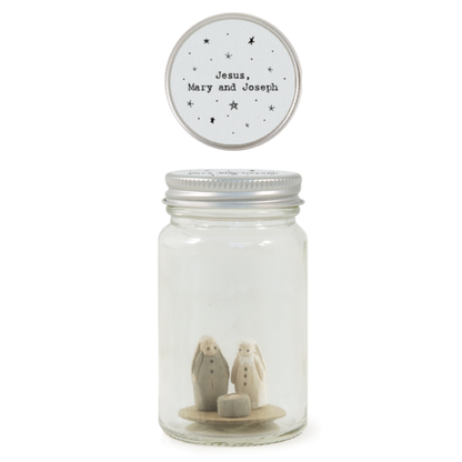 Holy Family Nativity Jar
