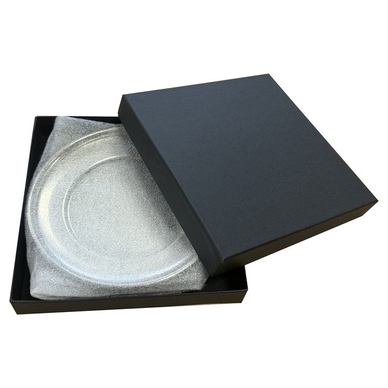 Small Polished Pewter Plate