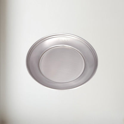 Small Antique Finish Pewter Plate