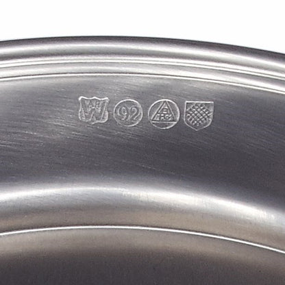 Medium Antique Finish Pewter Plate
