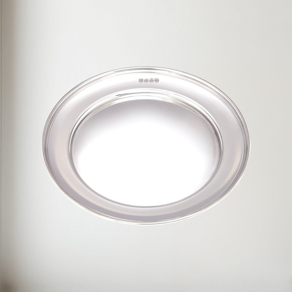 Medium Polished Finish Pewter Plate