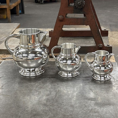 Two Pint Pewter Water Jug