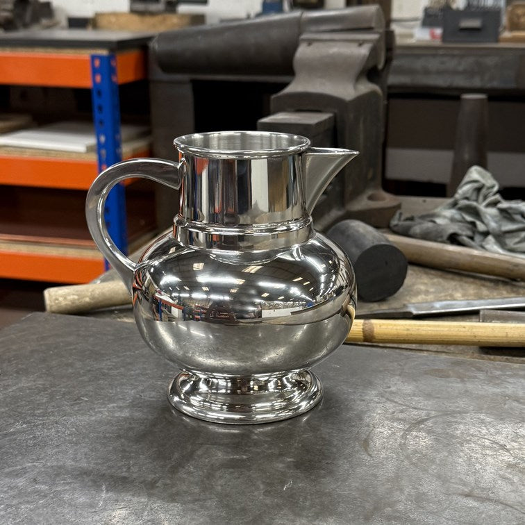 Two Pint Pewter Water Jug