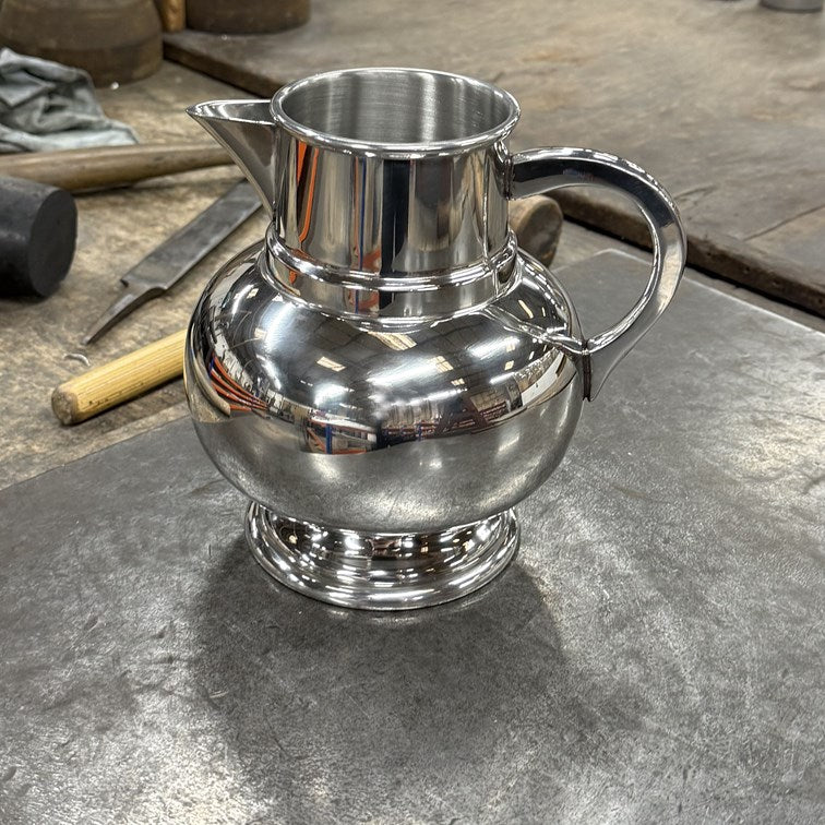Two Pint Pewter Water Jug