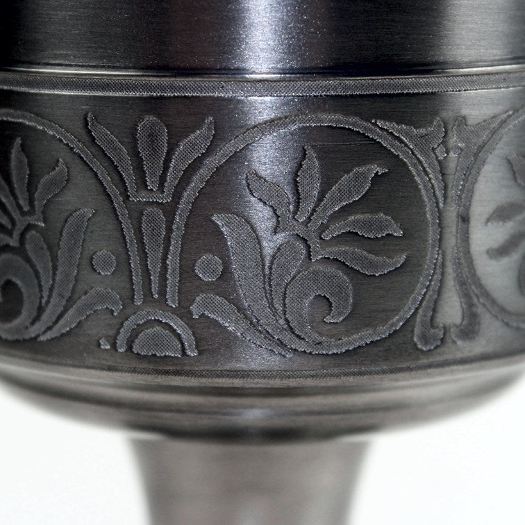Medieval Antique Finish Pewter Chalice