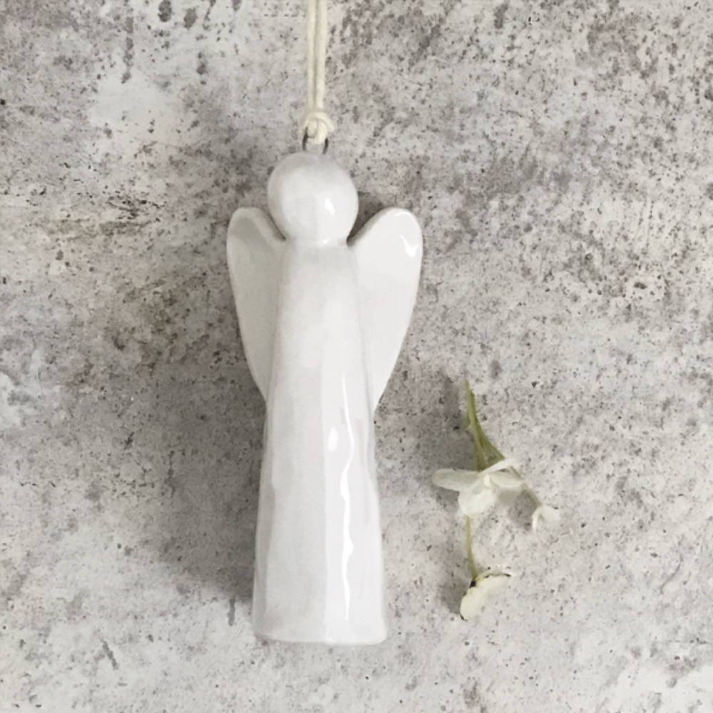 Porcelain Angel Hanging Ornament