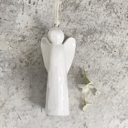 Porcelain Angel Hanging Ornament