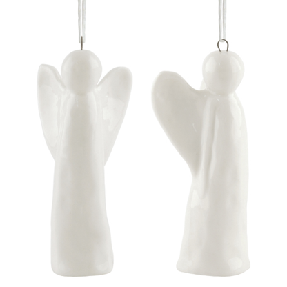 Porcelain Angel Hanging Ornament