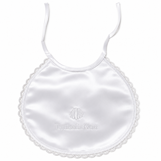 6 1/2" High Baptismal Bib