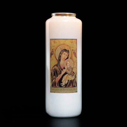 6 Day Our Lady of Perpetual Help Glass Devotional Light