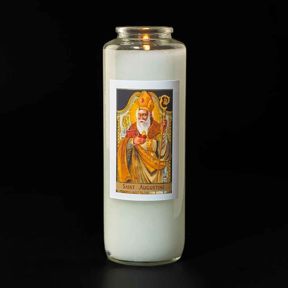 6 Day Saint Augustine Glass Devotional Light
