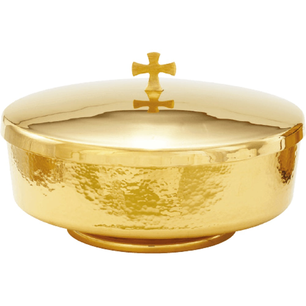 Communion Bowl w/ Cover, Hammered