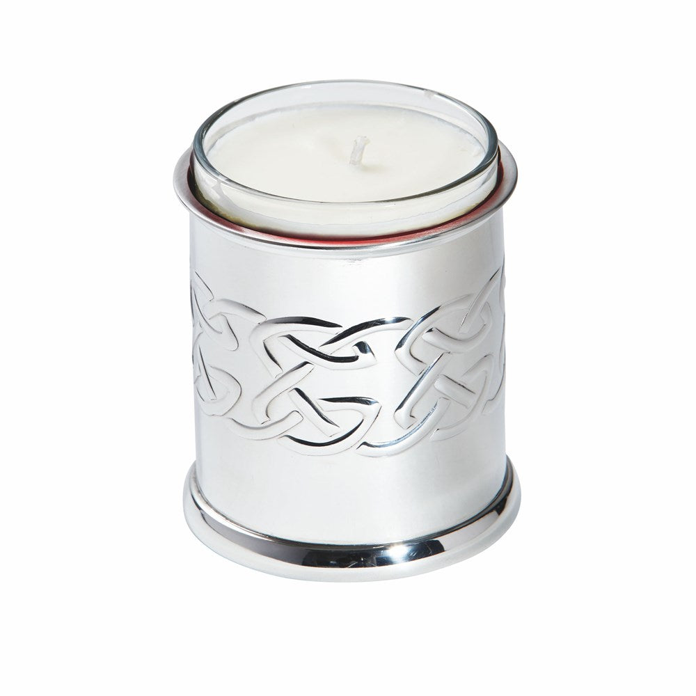 Pewter Embossed Celtic Candle Votive