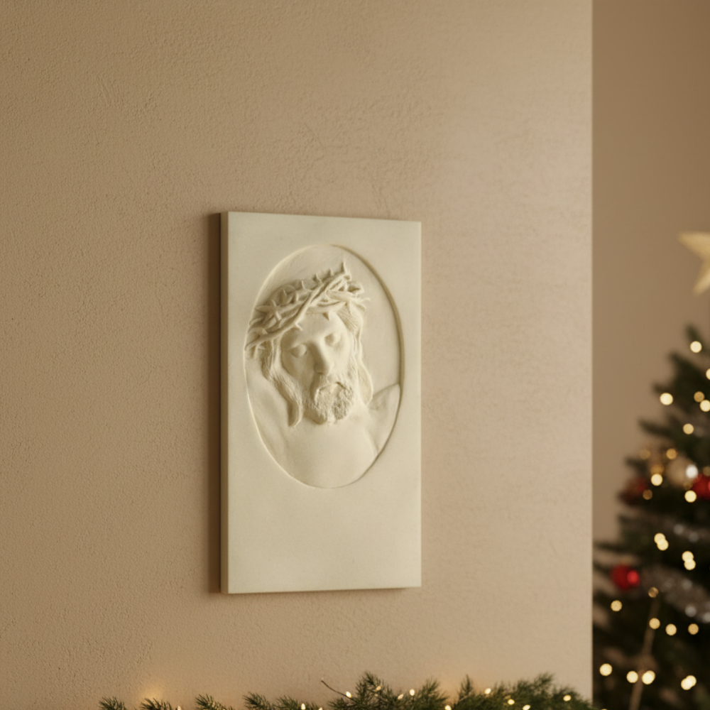 The Sacred Head of Christ Plaque