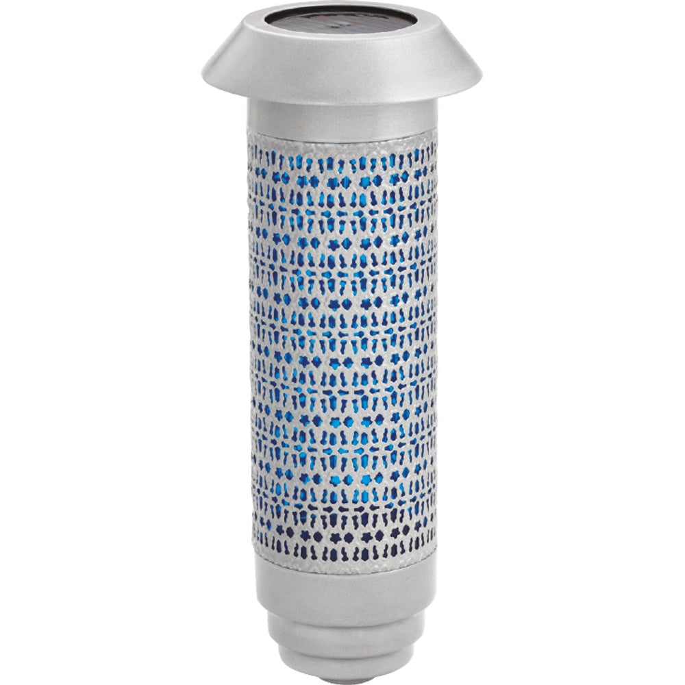 Solar - Silver w/ BLUE - WITH Filigree W/ Stake