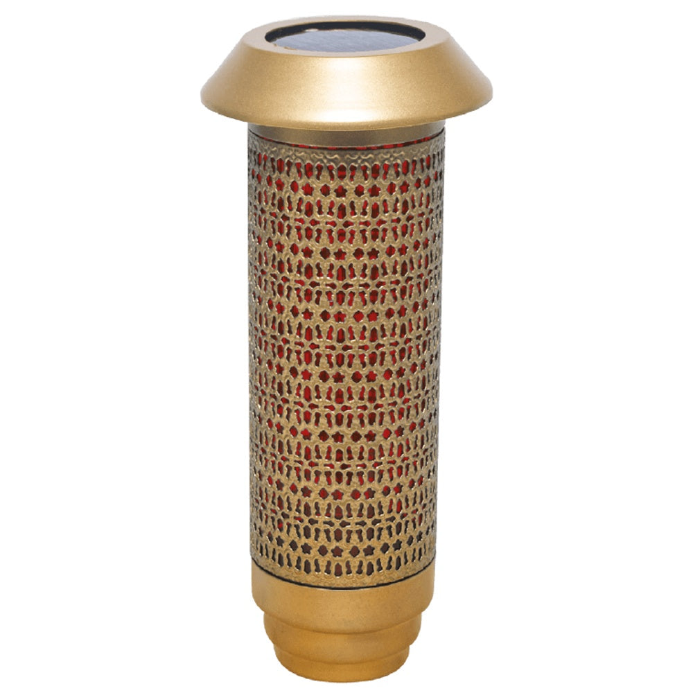 Solar -Gold w/ BLUE-WITH Filigree W/ Stake