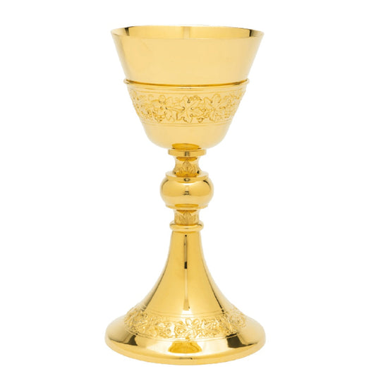 Grape Vine Band Chalice w/Scale Paten