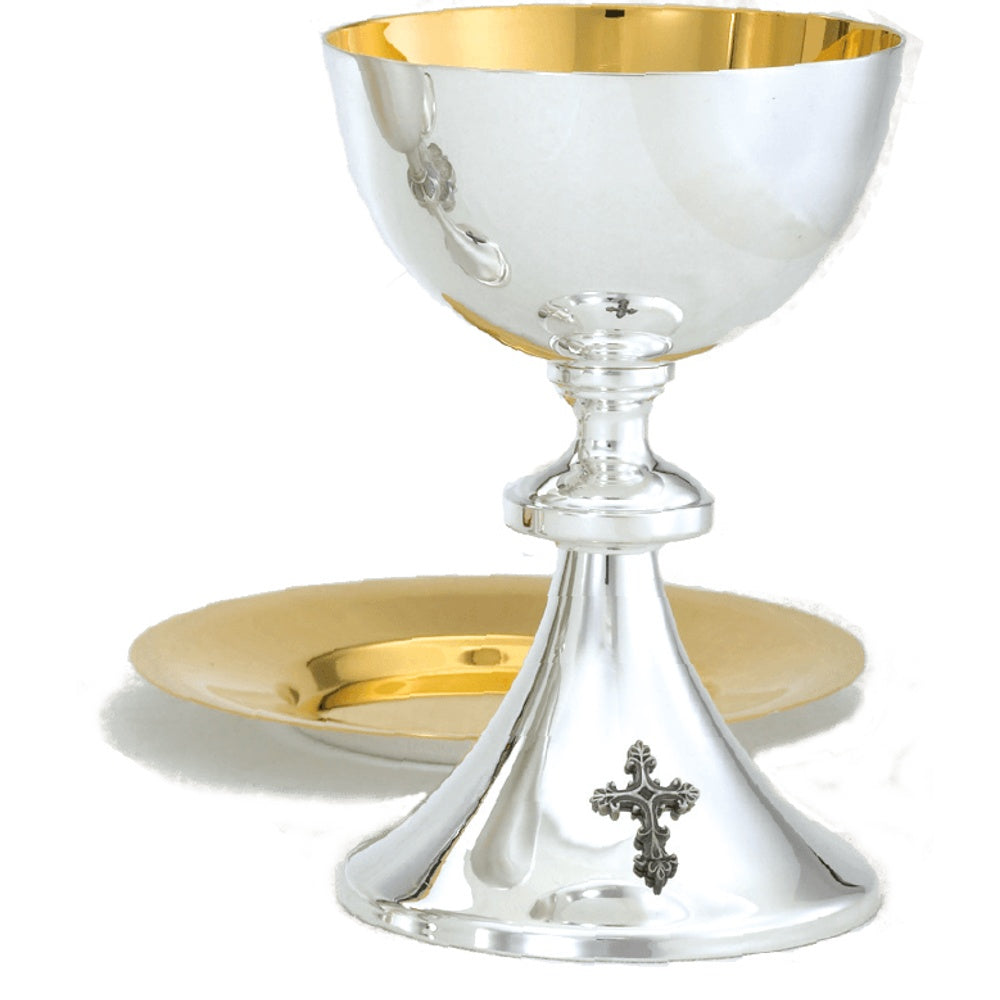 Chalice w/ 6 3/4" Well Paten Brite-Star Finish