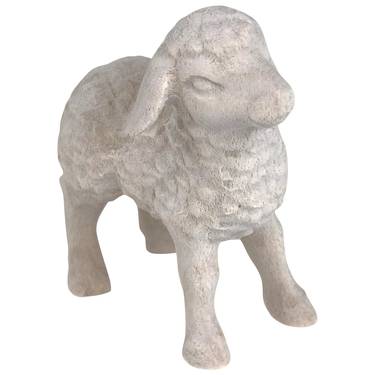 Standing Lamb in Maple Wood