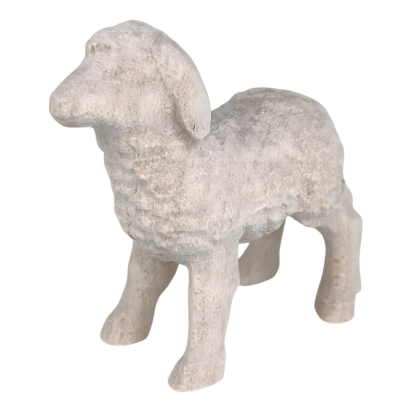 Standing Lamb in Maple Wood