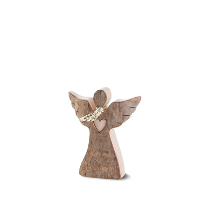 Guardian Angel with Heart - Pine Wood Crafts