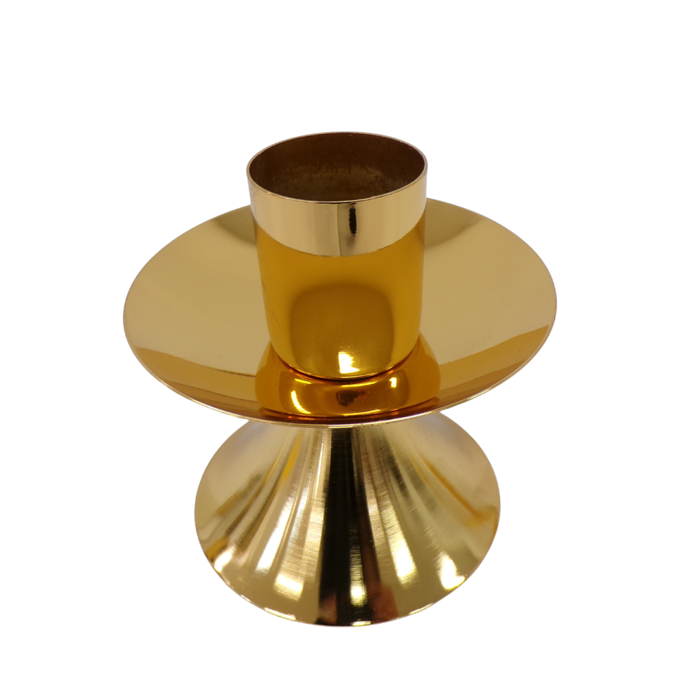 Single Flame Brass Candlestick