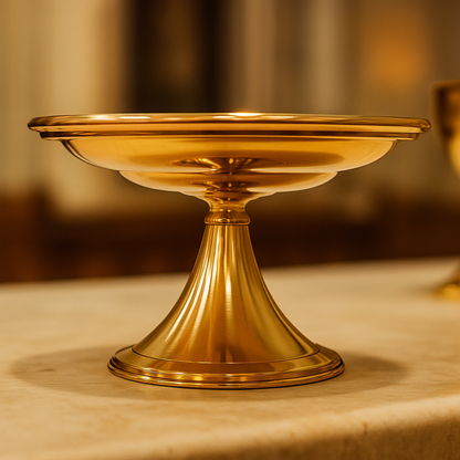 4 1/2" High Throne Paten