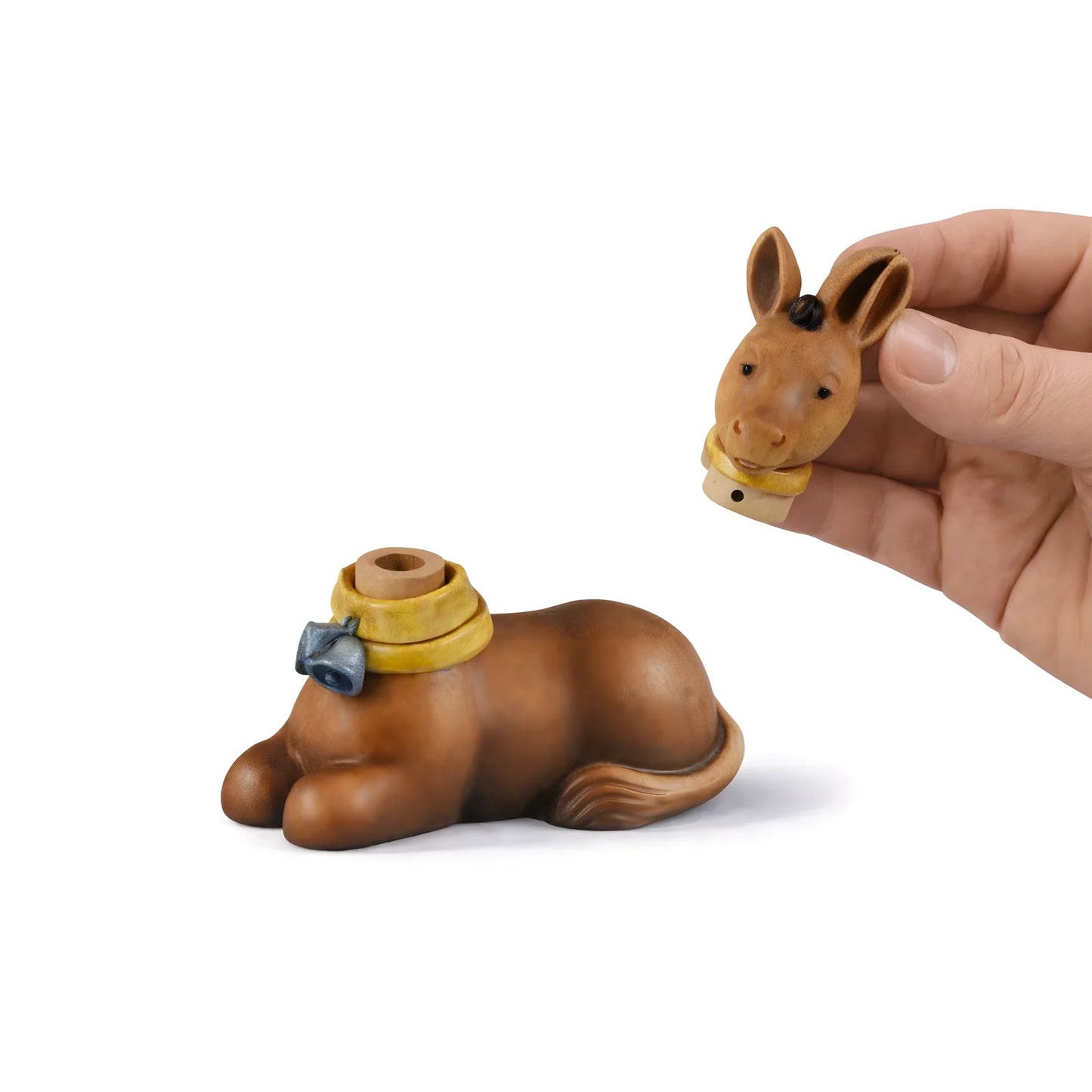 Crouching Donkey - Maple Wood