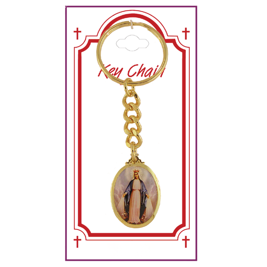 OL of Grace Gold Plated Key Chain