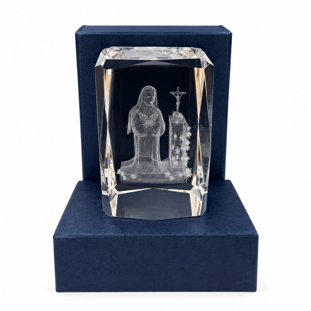 Laser Engraved Crystal First Holy Communion